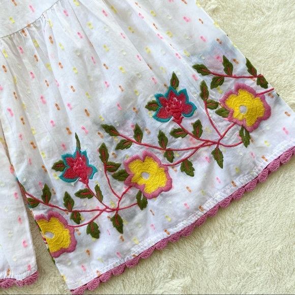 Ivy Jane Swiss dot embroidered off shoulder top - Picture 7 of 11